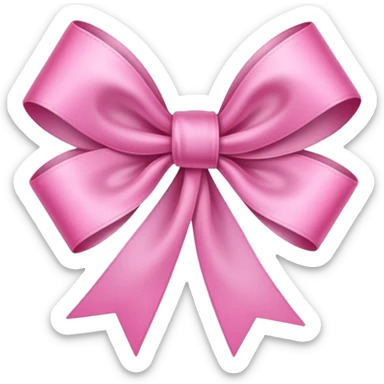 🎀 in blur colour sticker