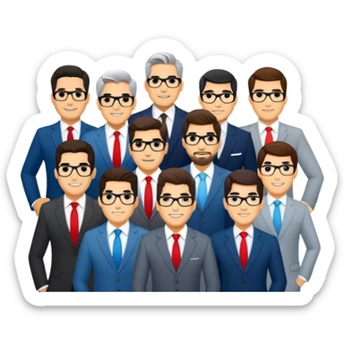 Kings of the Internet: Grant Cardone, Tai Lopez, Josh King Madrid, Alex Hormozi, Iman Gadzhi, Daniel G, Branden Condy, Patrick Bet-David, Dan Henry, Luke Belmar, Shelby Sapp, Leila Hormozi, Tefi Valenzuela, business, influencers sticker
