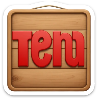 a warning with the word MENTIRA sticker