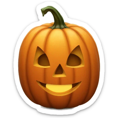 Jack-o-lantern sticker