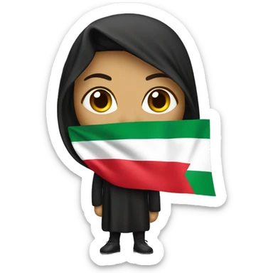 The name "Reem" with an Palestinian flag sticker