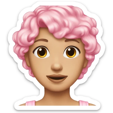 Pink aesthetic girly things  sticker