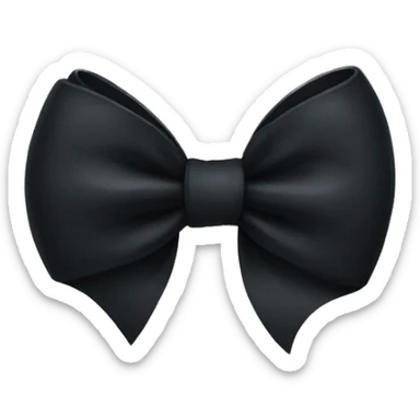 black bow  sticker