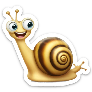 Gary the snail giving a thumbs up sticker