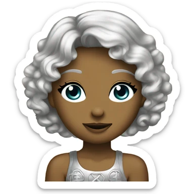 ￼Gemini ￼ zodiac sign iridescent sparkly sticker