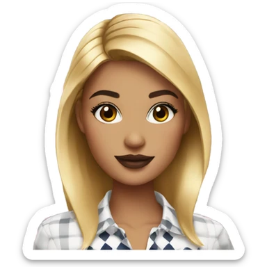 Preppy Sephora girl sticker