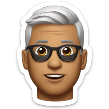 Bad bunny singer sticker