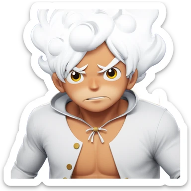 luffy in the spotlight sticker