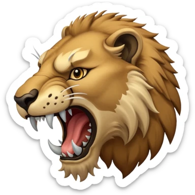 saber-toothed Smilodon sticker