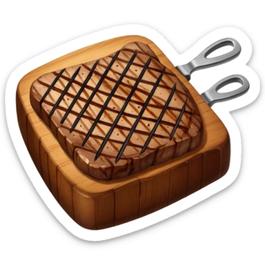 grilled steak sticker