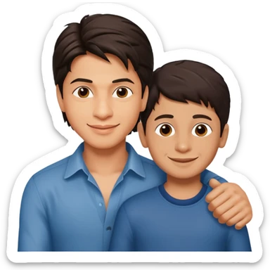 Shah Rukh Khan and Boy together sticker