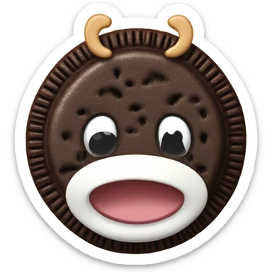 oreo and moose oreo combine them sticker