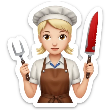 Carnicera chica sticker