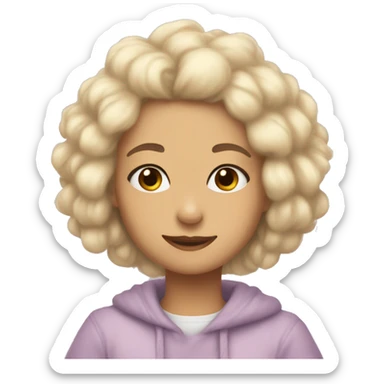 warm fuzzy feelings vanilla girl vibes sticker