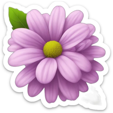 Mums flower sticker