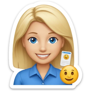 Create an emoji of valeriahr payroll icon, the emoji version of valeria approves that I would put on slack to make a joke sticker