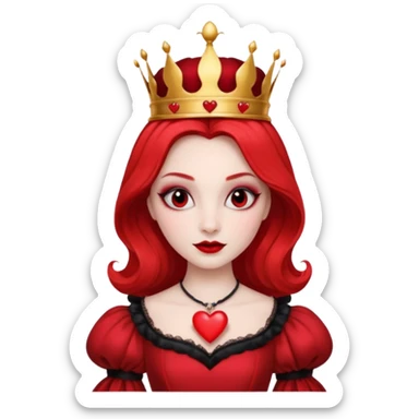 Red Queen from Alice in Wonderland movie sticker