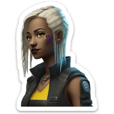 cyberpunk 2077 main character V sticker