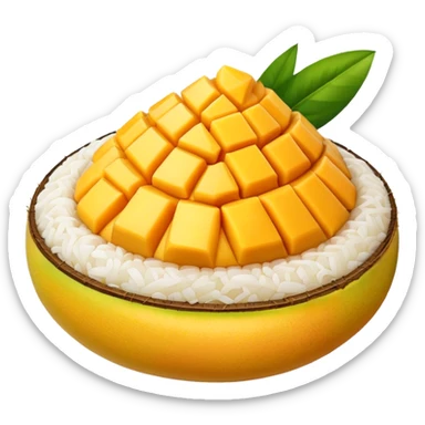 Mango sticky rice sticker