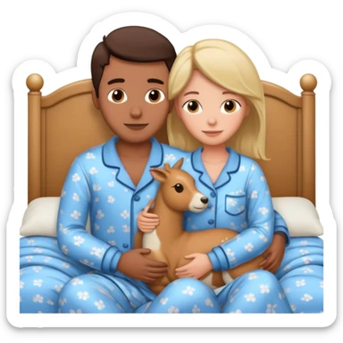 A couple having sexual intercourse  sticker