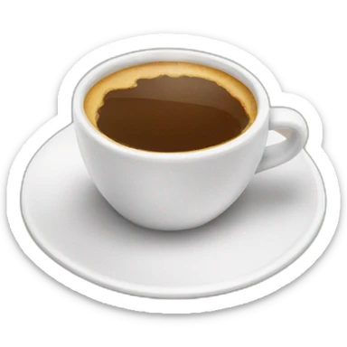 cup of coffee inside a poutips sticker