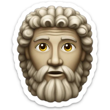 ancient canaanite god sticker