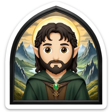 Lord of the rings sticker