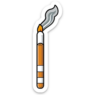 Cigarette sticker