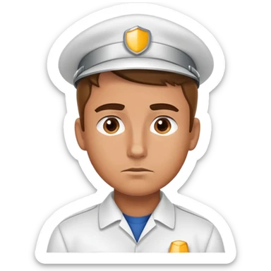 hình ảnh 1 người đàn ông đang có ý định bỏ nghề xây dựng sticker