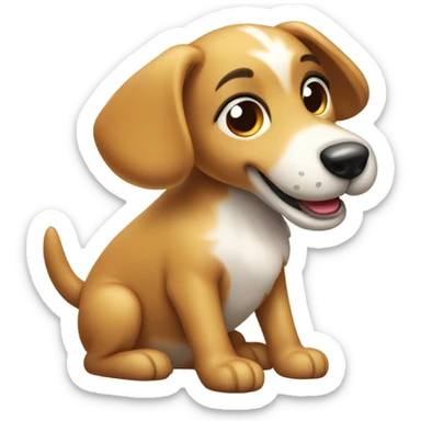 Dog sticker