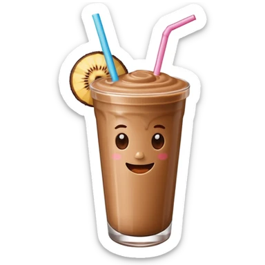 Coco smoothie in a coco sticker