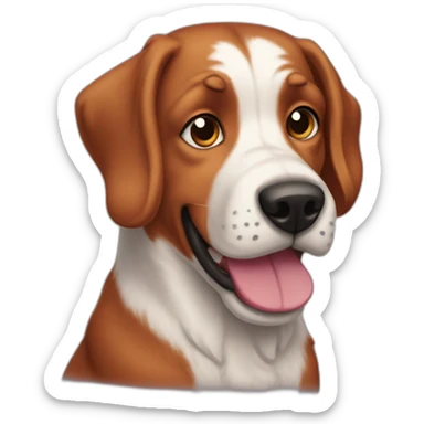 Dog like Clifford  sticker