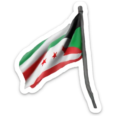 Free syria flag sticker