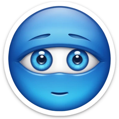 Eyes are like ocean sticker