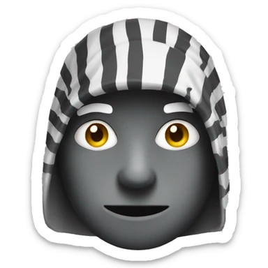 Can you make a burglar with White stripes sticker