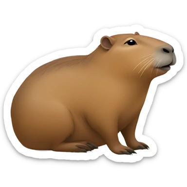 capybara relaxing  sticker