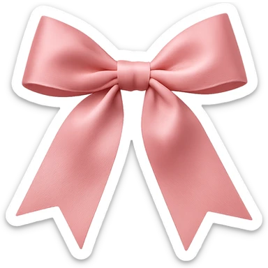 pink Valentine bow. remove background sticker