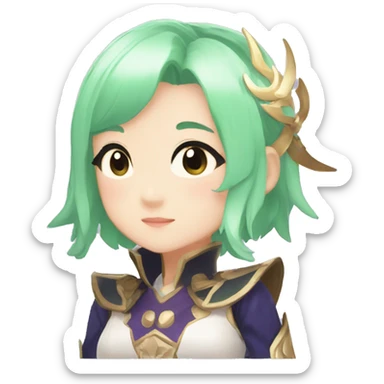 “Lumine” from “Genshin Impact” sticker