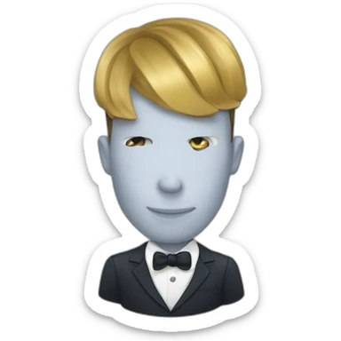 Macron poubelle sticker