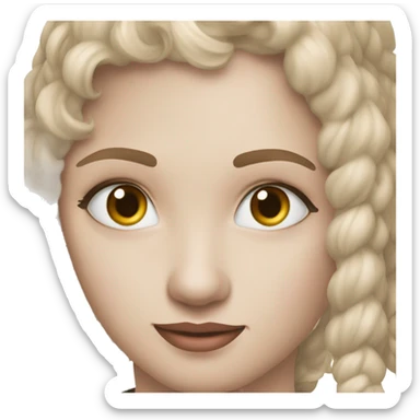 Черепашка с бантиком на голове sticker