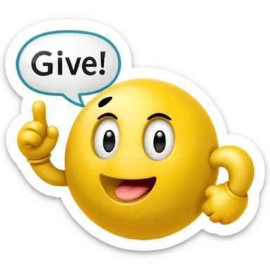 I want classic Pac man or smiley icon showing the phrase: "Give me more information!!!"
It should show the strong desire to learn more, to get more information about the discussed topic, to collect more data...
It must highlight the DATA and INFORMATION is what I want. sticker