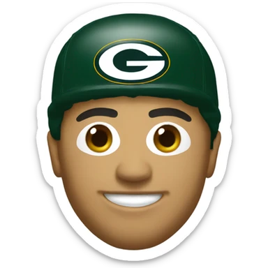 Green Bay packers cheese head sticker