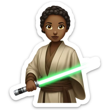 Girl Jedi sticker