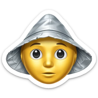 tin foil hat sticker