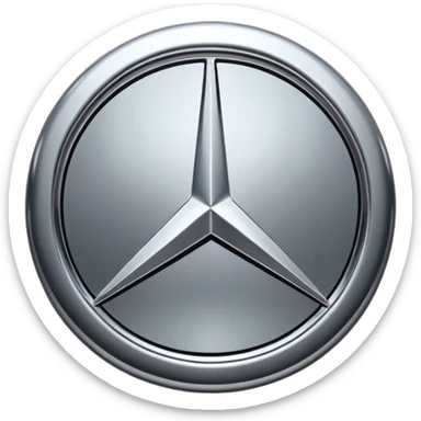 Mercedes logo!  sticker