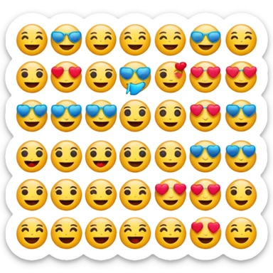 flirty emojis sticker