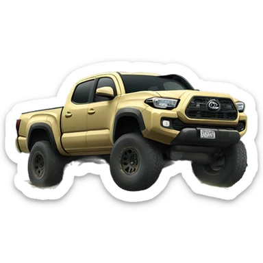 hawai’i style lifted tacoma sticker