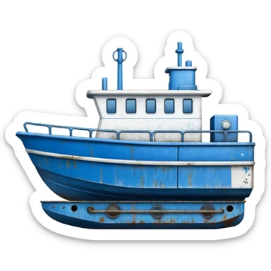 tow boat sticker
