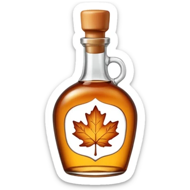 maple syrup bottle sticker