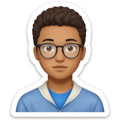 Eden 
homme trans métis
19 ans
 Étudiant en art
acné,

 sticker